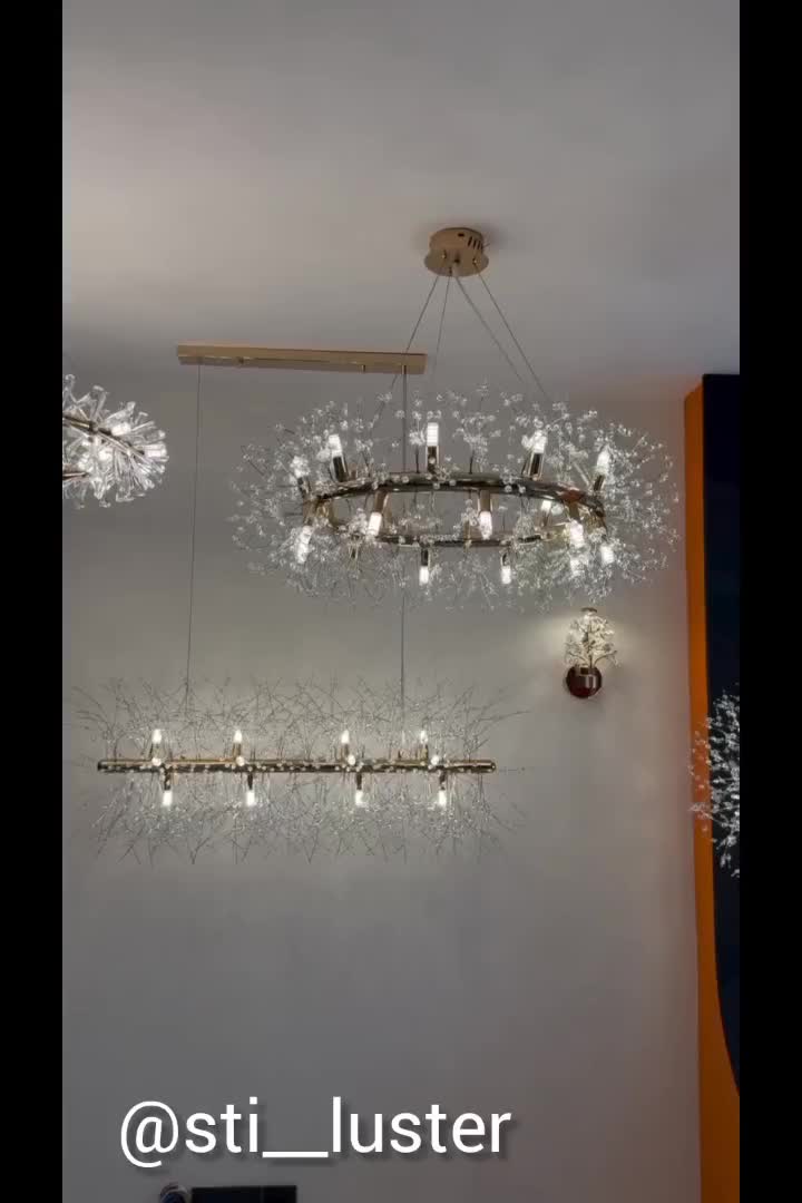 لوستر قاصدک ودیواری های نوری|لوستر و چراغ آویز|رشت, نامجو|دیوار