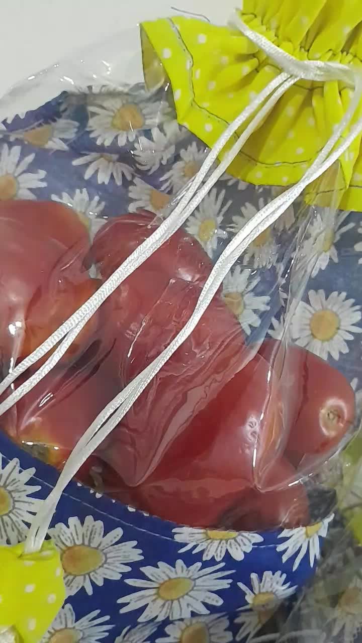 کیسه ویترین دار سبزیجات ومیوه جات|سفره، حوله، دستمال آشپزخانه|خرم‌آباد, |دیوار