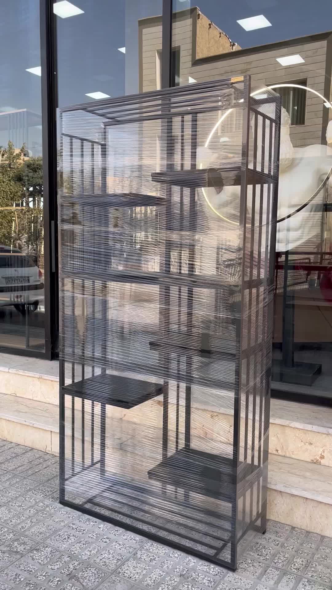 شلف قفسه کتابخانه طبقاتی (( ستوده ))|کتابخانه، شلف، قفسه‌های دیواری|کرج, پیشاهنگی|دیوار