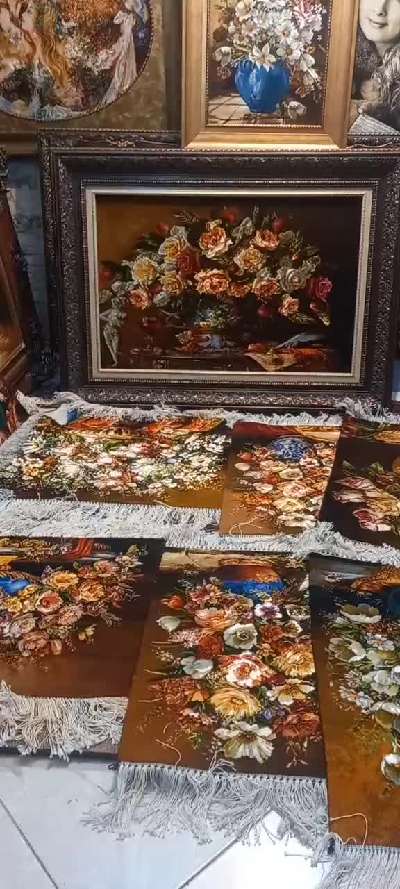تابلو فرش دستباف گلدان های مناسب قیمتgolha|تابلو فرش|تهران, نارمک|دیوار