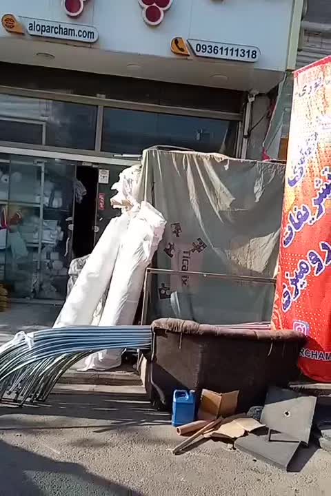 انواع پرچم ساحلی بادبانی مغازه ای|عمده‌فروشی|کرج, ساسانی (قلمستان)|دیوار