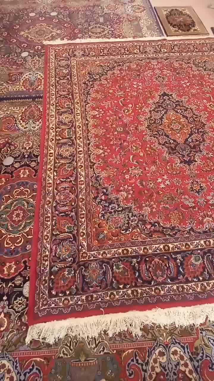 فرش دستباف کارکرده در حد نو|فرش|اردبیل, |دیوار