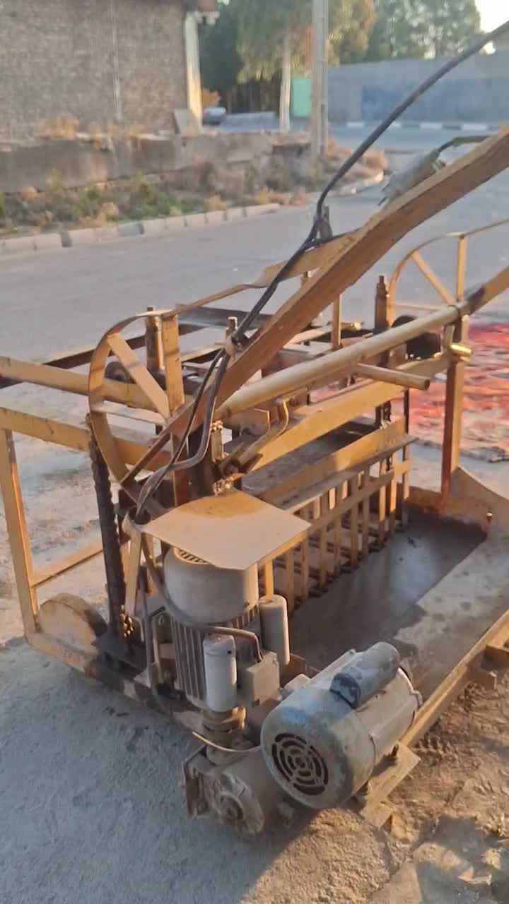 بلوک زنی|ماشین‌آلات صنعتی|زرندیه, |دیوار