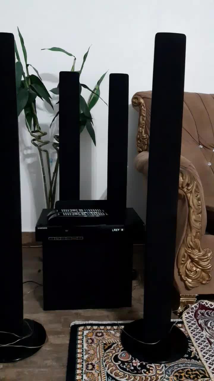 سیستم بلوتوث شرکتی ۱۰۰۰ وات 7 تیکه سامسونگ حد لرزش|سیستم صوتی خانگی|رشت, گیل|دیوار
