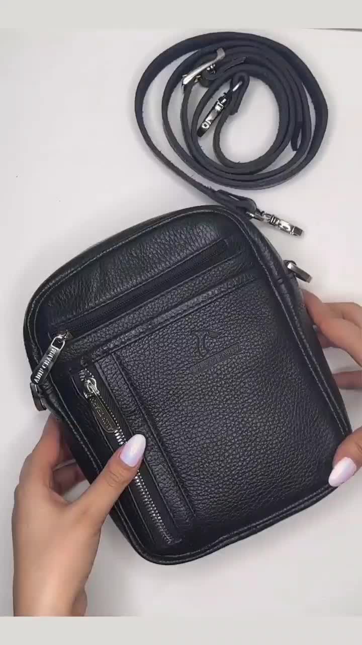 کیف چرم دوشی مشکی چرم بارز Charm Barez مدل DG36|کیف، کفش، کمربند|اصفهان, کوی امام|دیوار