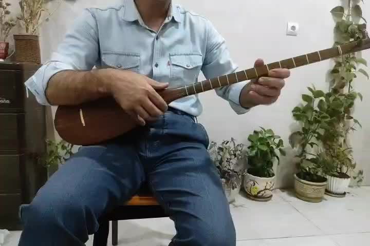 تنبور کاسه ای|سازهای سنتی|کرمانشاه, |دیوار