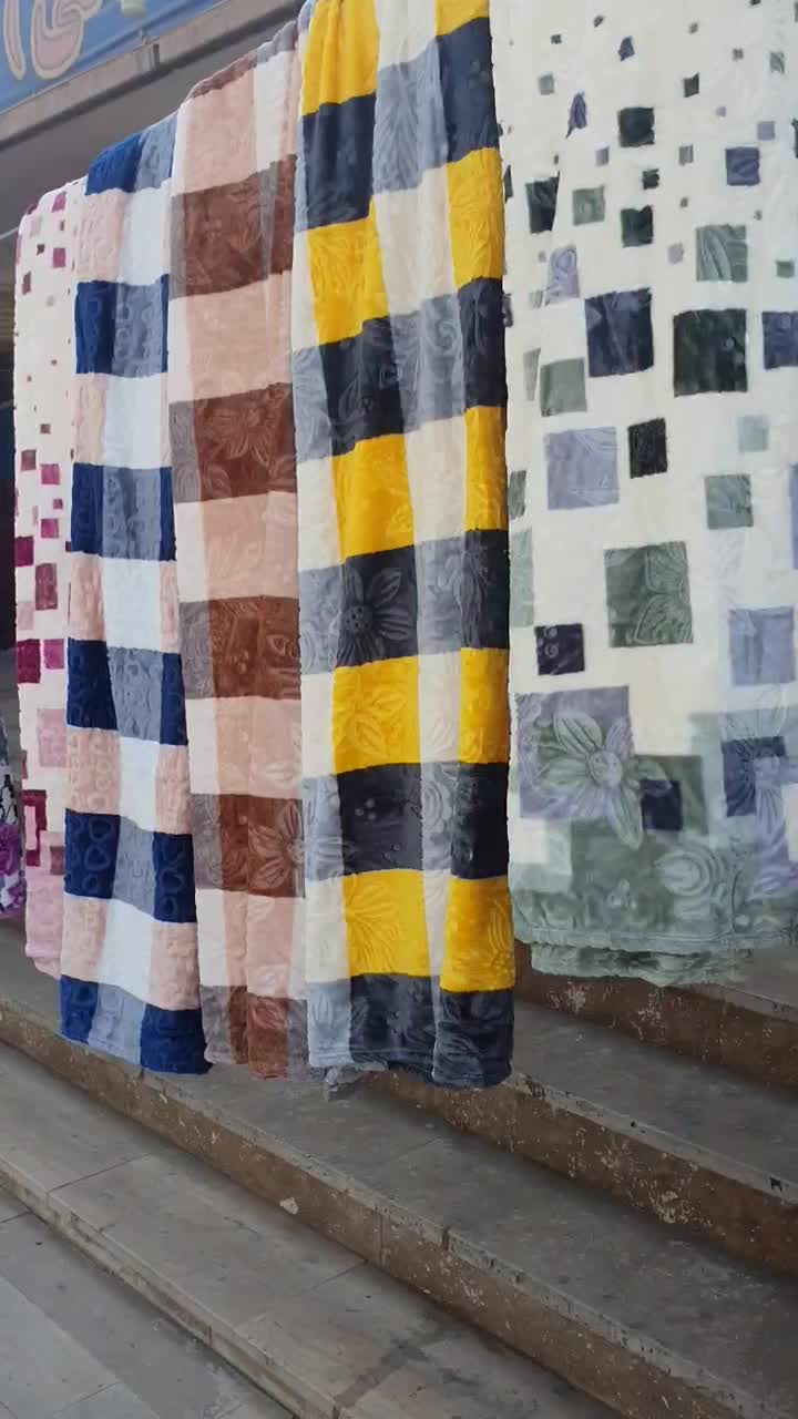 پتو های پاییزه دونفره و یکنفره|رختخواب، بالش، پتو|یزد, |دیوار