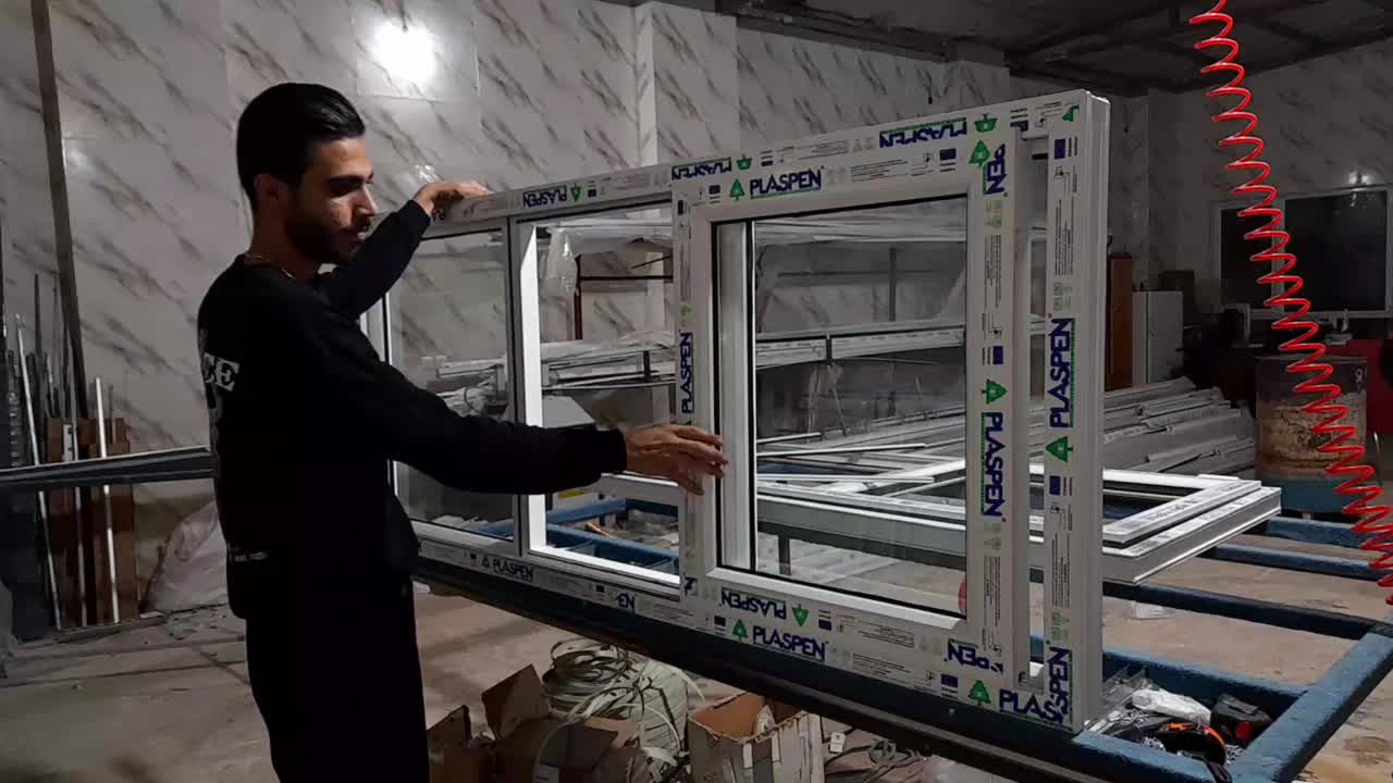 پارتیشن شیشه ای پنجرهupvcوترمال بریک|خدمات پیشه و مهارت|ماهدشت, |دیوار