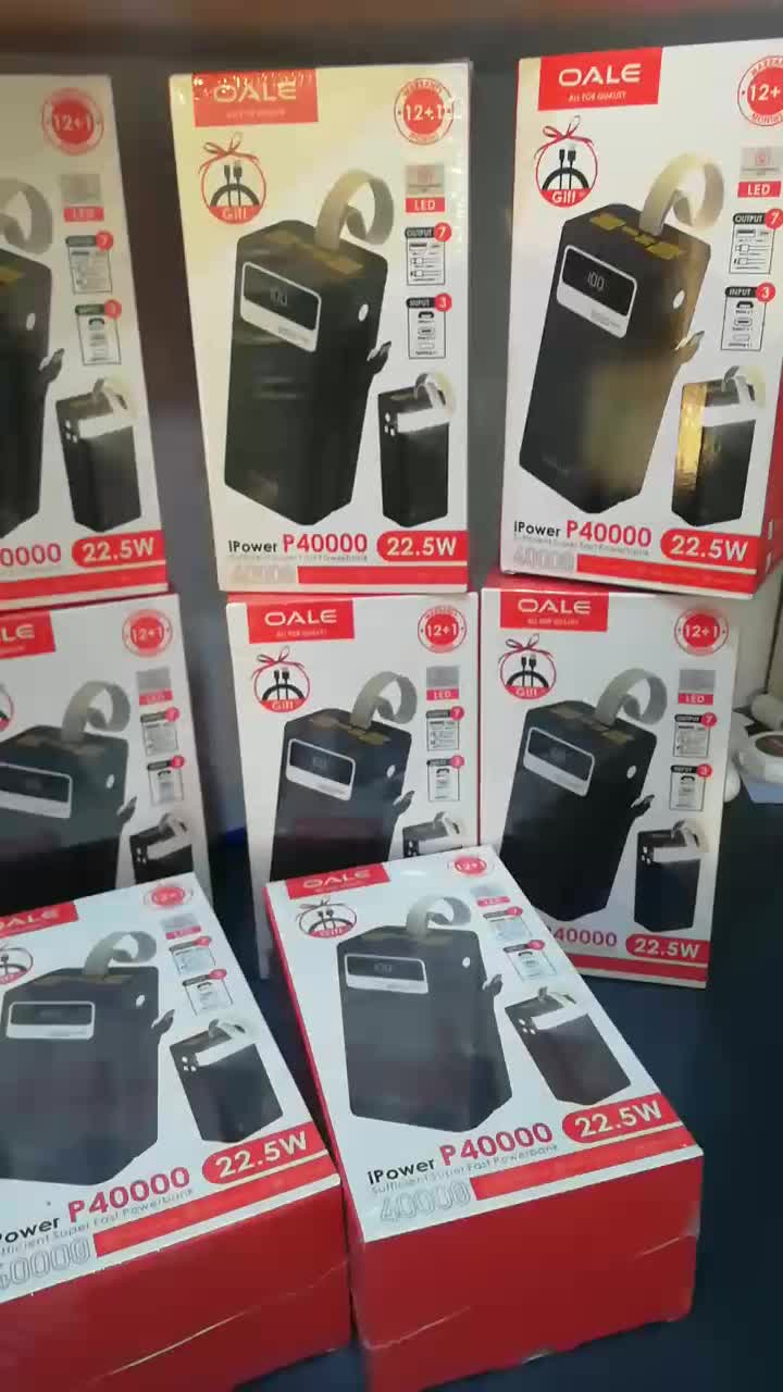 پاوربانک اورجینال 40000 OALE فست شارژ چراغ قوه|لوازم جانبی موبایل و تبلت|تهران, اسکندری|دیوار