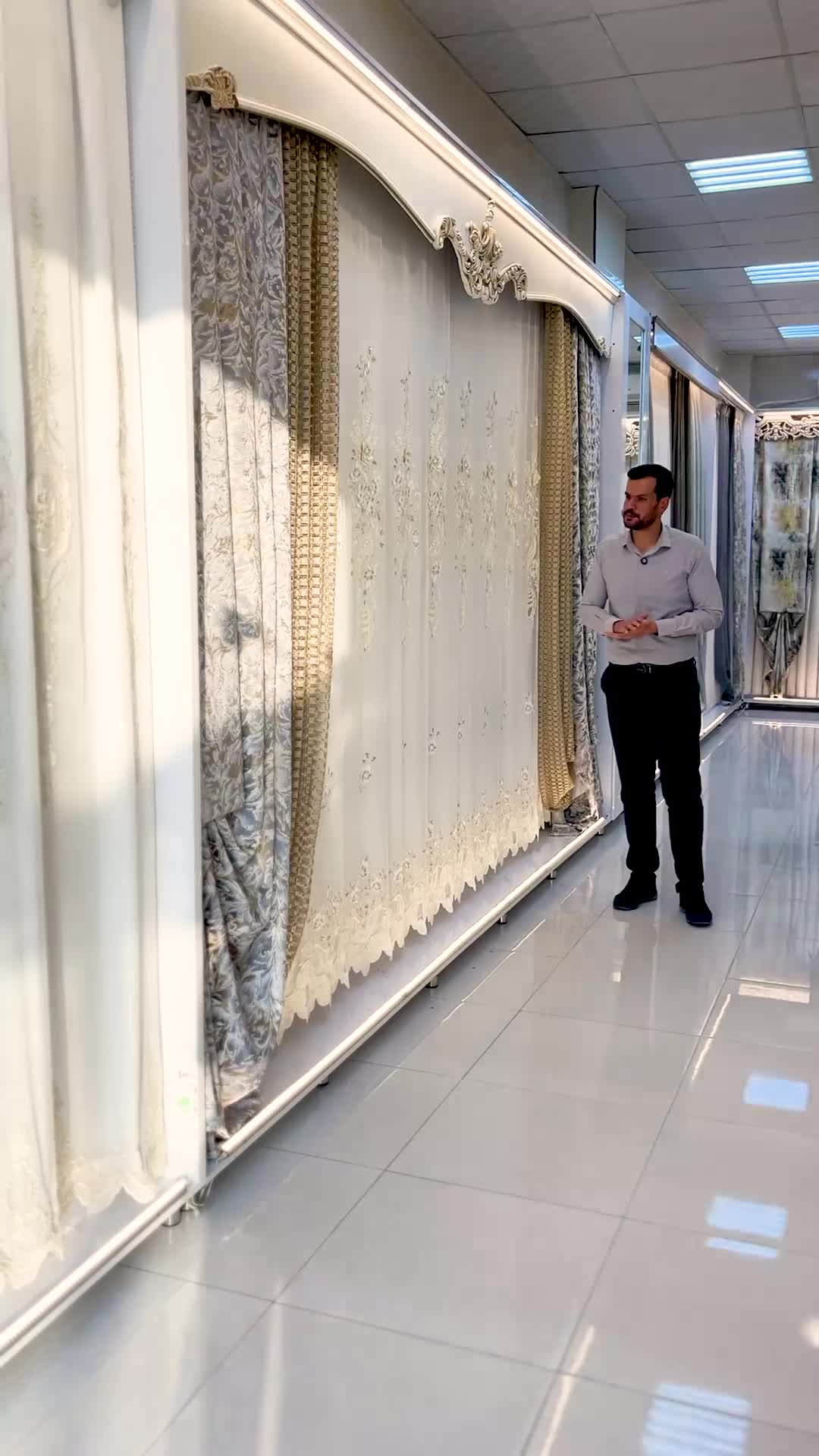 پرده مدرن قسطی|پرده، رانر، رومیزی|بهبهان, |دیوار