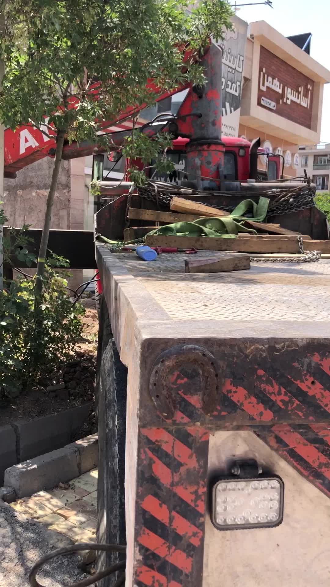 جرثقیل کفی ده چرخ|خدمات حمل و نقل|قزوین, |دیوار