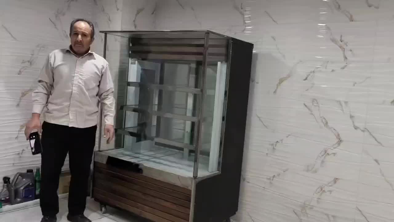 یخچال ویترینی طرح چوب|فروشگاه و مغازه|کرج, شهرک فهمیده|دیوار