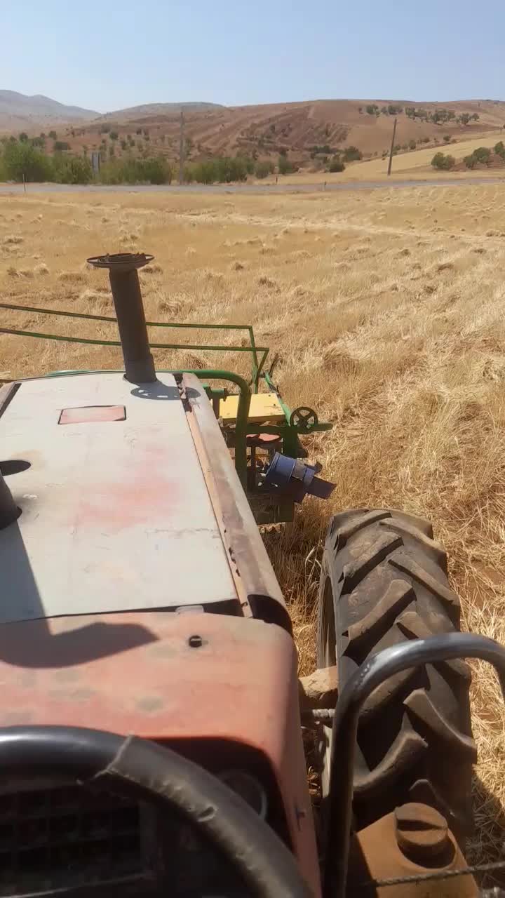 دروگر گندم چین یا همون گندم بر|ماشین‌آلات صنعتی|سپیدان, |دیوار