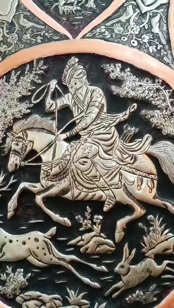 مجمع مسی سینی قلم زنی|صنایع دستی و سایر لوازم تزئینی|تهران, پارک شهر|دیوار