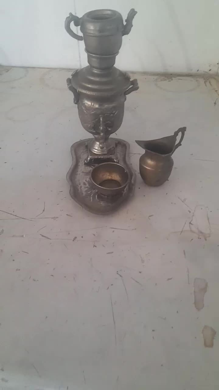 سماوار دکری عتیقه|کلکسیون اشیاء عتیقه|نیشابور, دارایی|دیوار