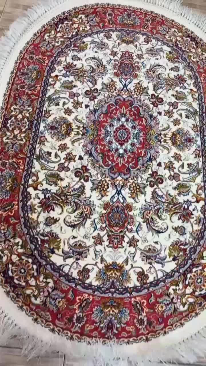 فرش آشپزخانه اولیا خطیبی بیضی نگین مشهد۱×۱/۵|فرش|تبریز, |دیوار
