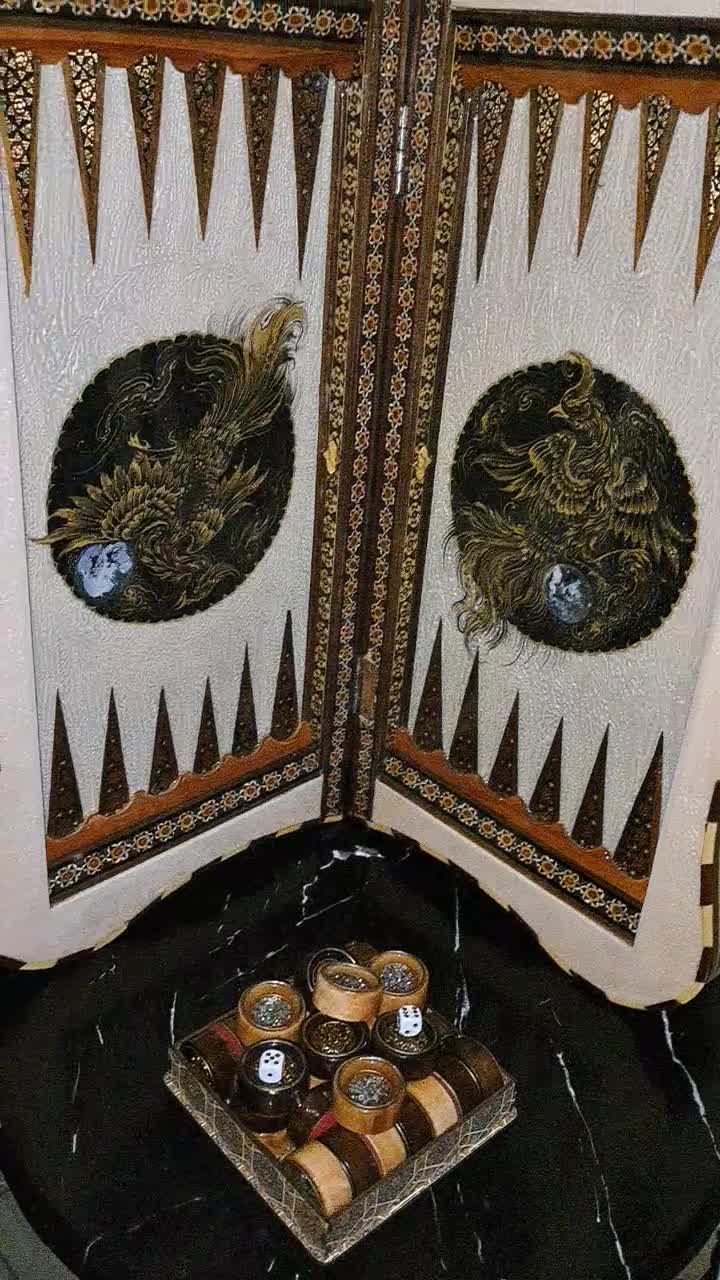 تخته نرد خاتم.کلکسیونی|کلکسیون و سرگرمی|چهارباغ, |دیوار