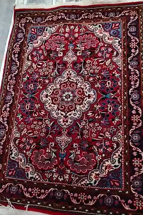 فرش دست بافت(پشتی)|فرش|ملایر, |دیوار