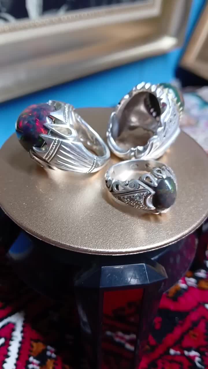 انگشتر اوپال آتیشی ۳۲ گرم|جواهرات|تهران, ستارخان|دیوار