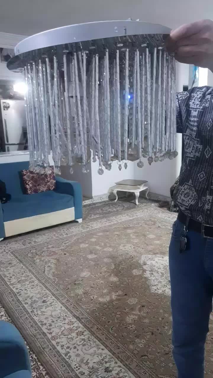 لوستر کار کرده|لوستر و چراغ آویز|مشهد, خواجه ربیع|دیوار