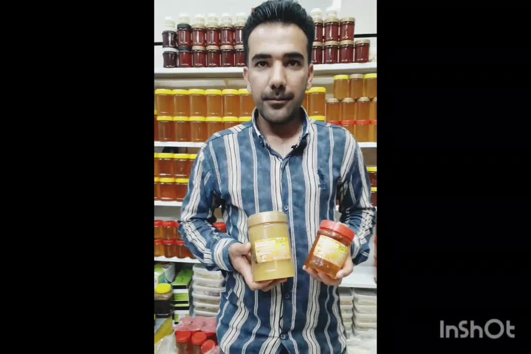 عسل با موم،گرده گل،ژل رویال،بره موم،تخم مرغ محلی|خوردنی و آشامیدنی|شهرکرد, |دیوار