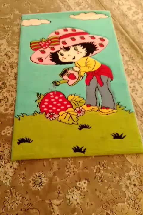 فرش توت فرنگی|فرش|خمین, |دیوار