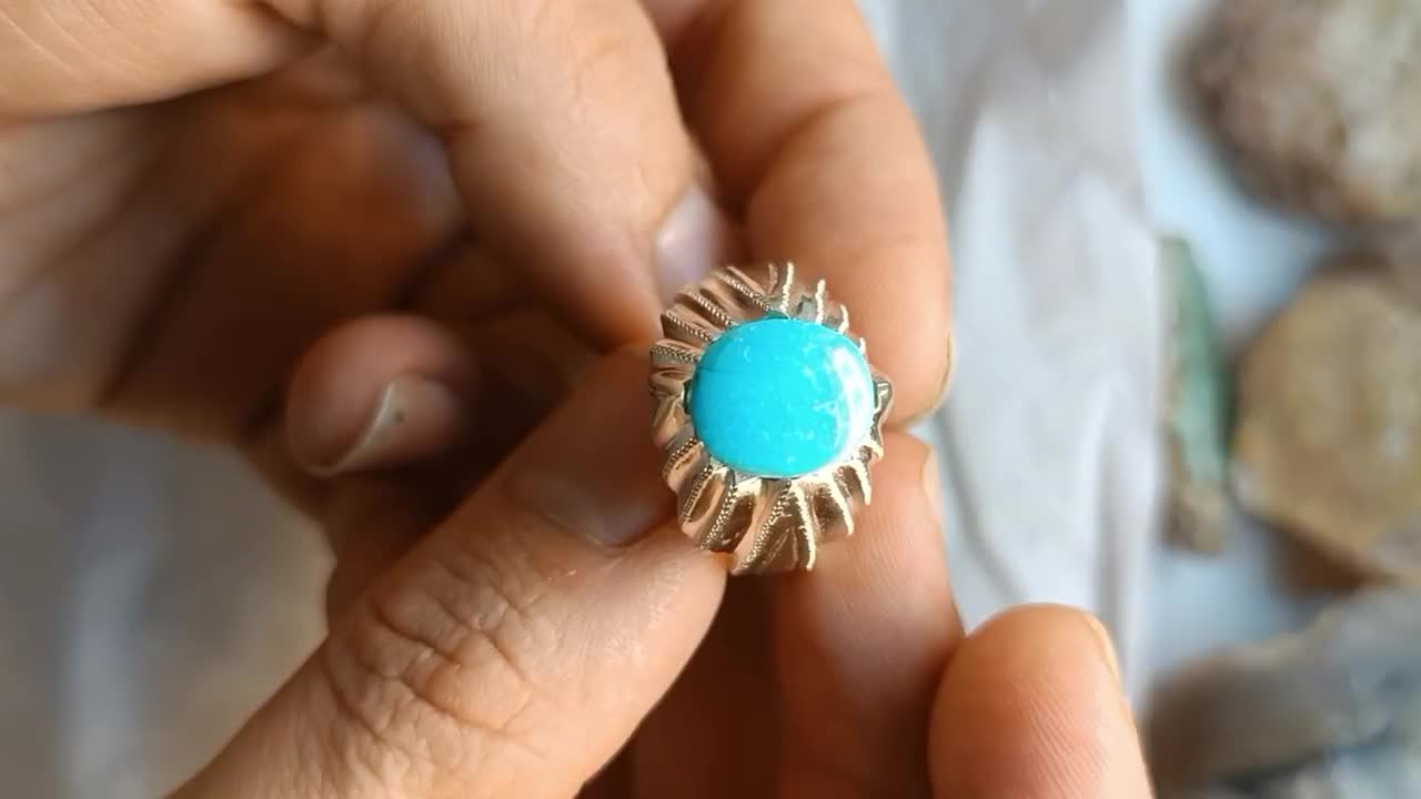 انگشتر فیروزه دستساز|جواهرات|سبزوار, رضوی|دیوار