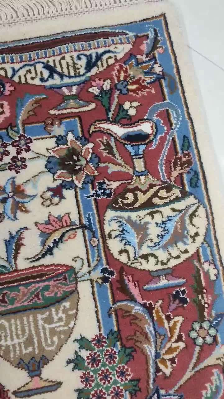 قالیچه دستباف 4متری زیرخاکی|فرش|کاشمر, |دیوار