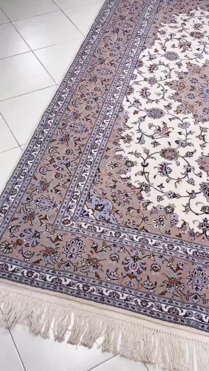 فرش 6 متری دست بافت کاشان|فرش|اصفهان, نقش جهان|دیوار