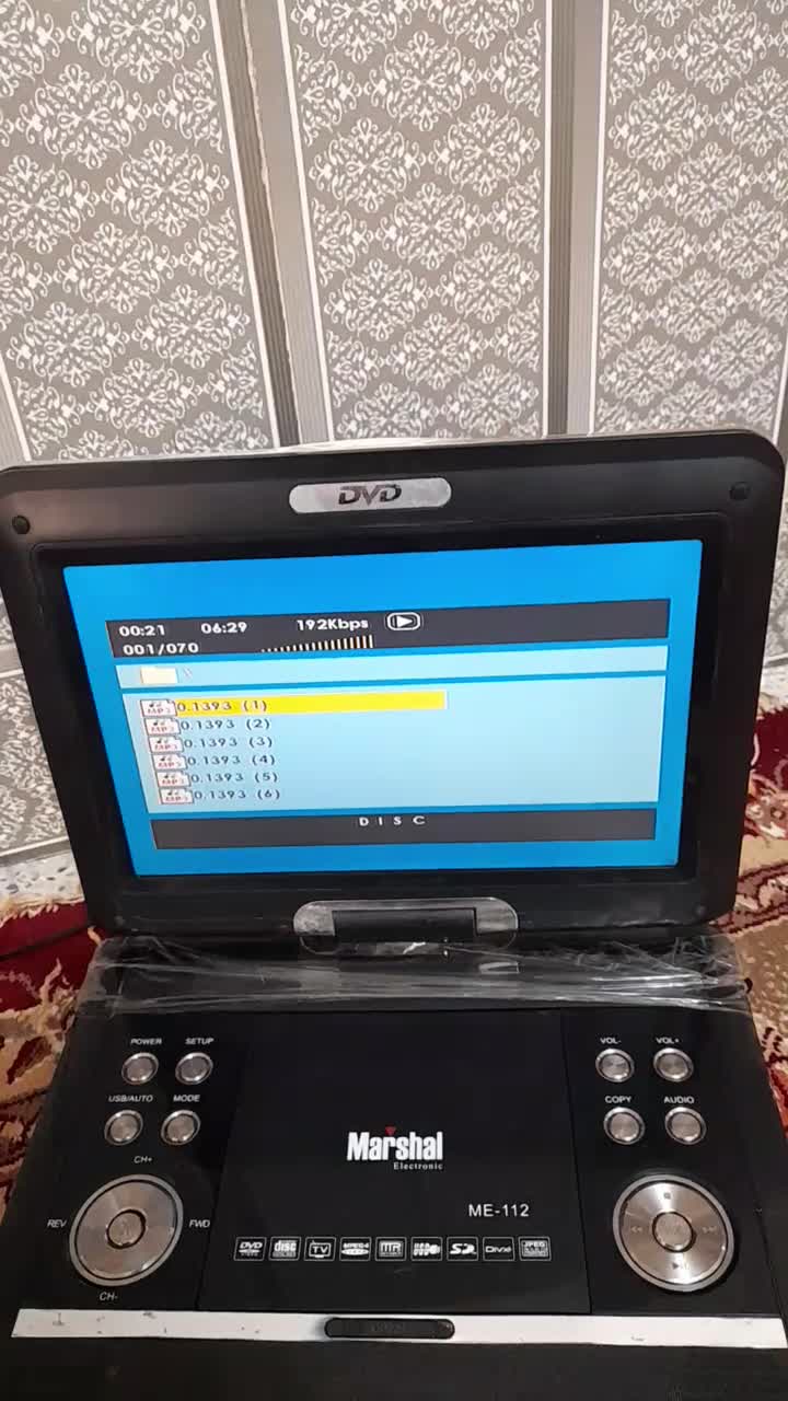 دستگاه دی وی دی مارشال|پخشکننده DVD و ویدیو|اندیمشک, |دیوار