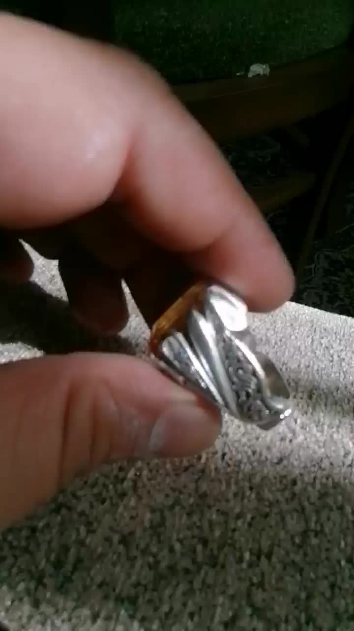 انگشتر دست ساز یاقوت زرد|جواهرات|اصفهان, طامه|دیوار