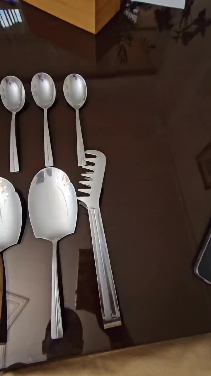 ست قاشق و چنگال ۱۲ نفره ۱۱۹ پارچه|ظروف سرو و پذیرایی|تهران, مجیدیه|دیوار
