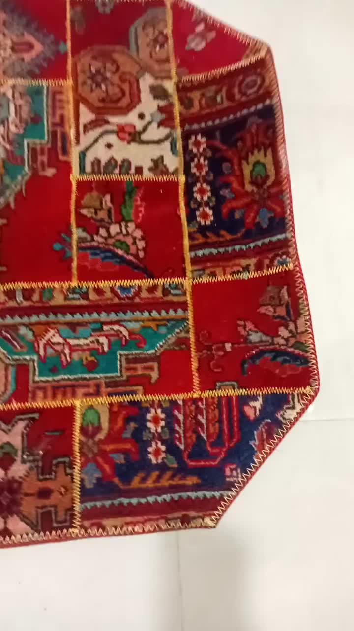 فرش دستباف صادراتی خاتم دوزی هشت ضلعی نو|فرش|شیراز, شهرک گلدشت حافظ‎|دیوار