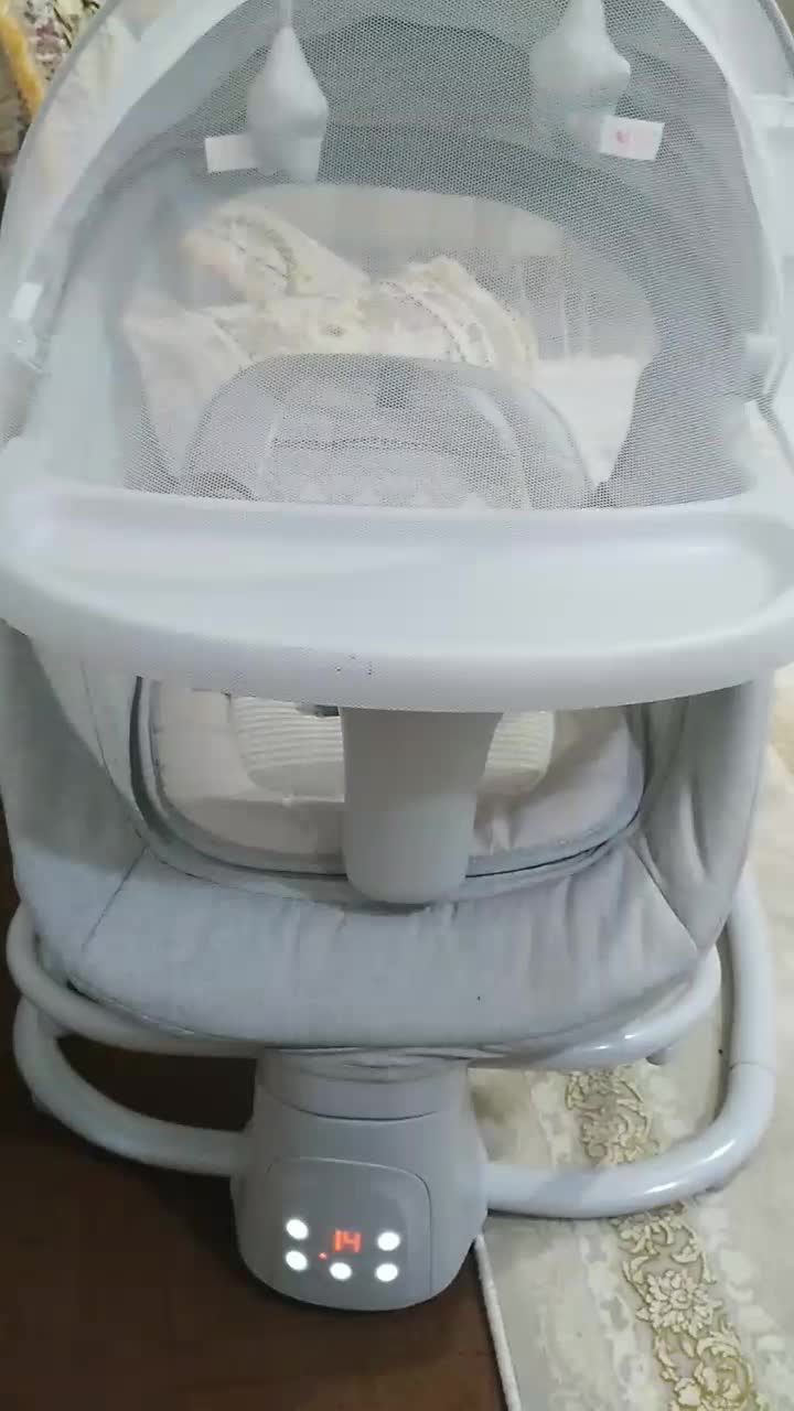 گهواره برقی لمسی موزیکال ۴ کاره|اسباب و اثاث بچه|یاسوج, |دیوار