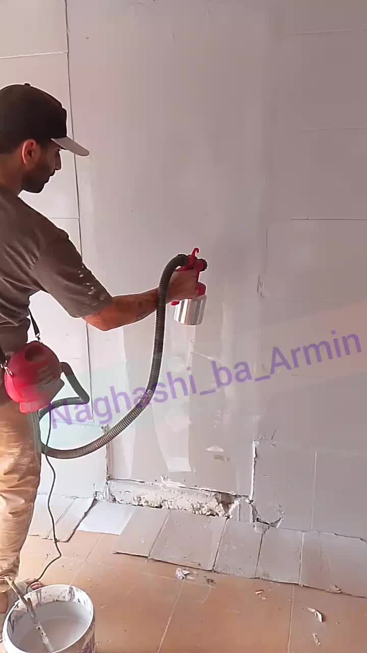 نقاشی ساختمان آقا و بانو|خدمات پیشه و مهارت|لاهیجان, امیرشهید|دیوار