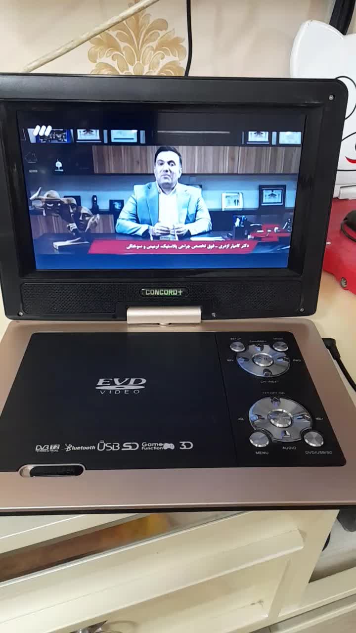 دی وی دی لبتابی پرتابل دیجیتال TV و آنالوگ AV دار|پخش‌کننده DVD و ویدیو|ری, دیلمان|دیوار