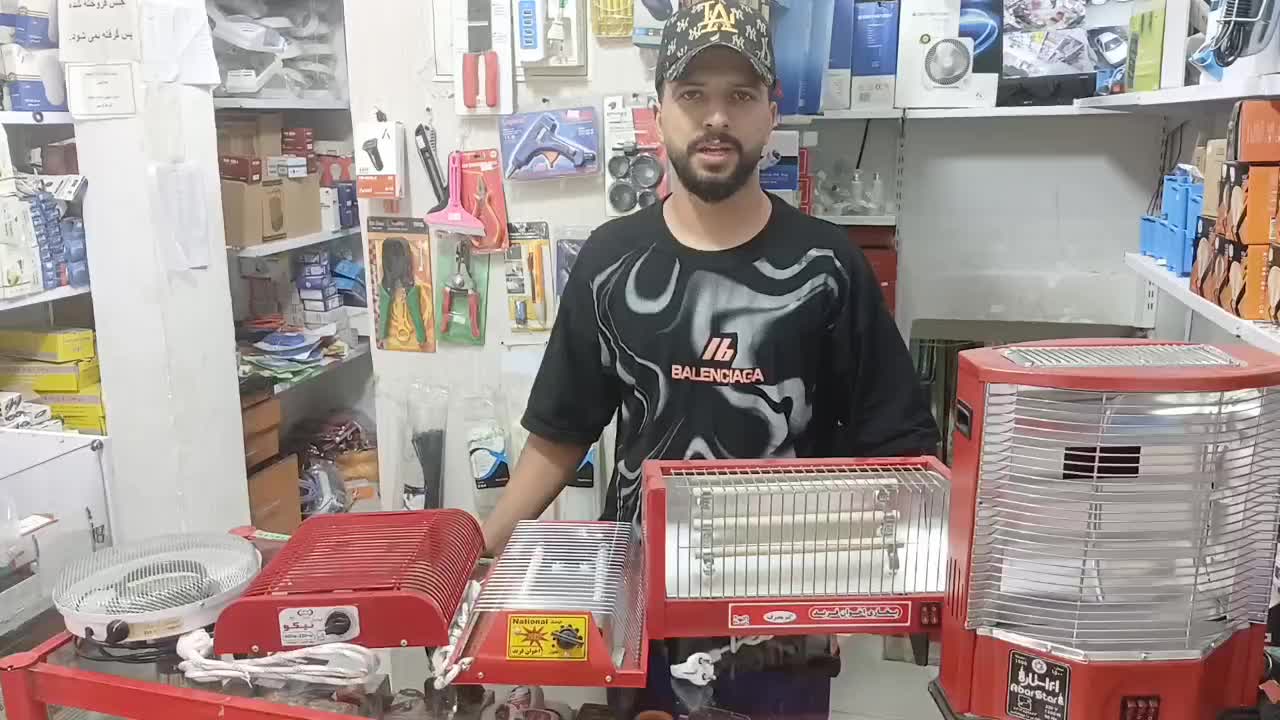 بخاری وکرسی برقی(فن دار)|بخاری، هیتر، شومینه|کرج, باغستان|دیوار