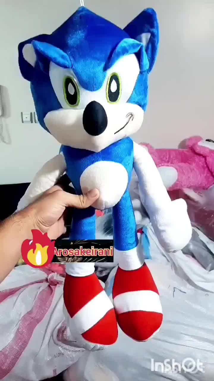 عروسک جذاب سونیک خارپشت آبی پولیشی بزرگ|اسباب‌‌بازی|تهران, بهمن یار|دیوار