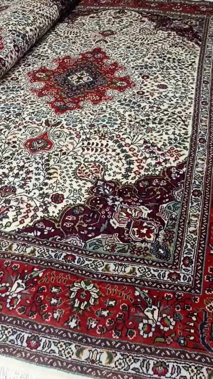 جفت شیش متری دستباف نقشه کرمان قلم مناسب جهاز|فرش|خوی, |دیوار