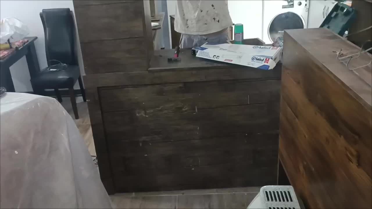 بازسازی کابینت باکمترین هزینه|خدمات پیشه و مهارت|رشت, نظری|دیوار