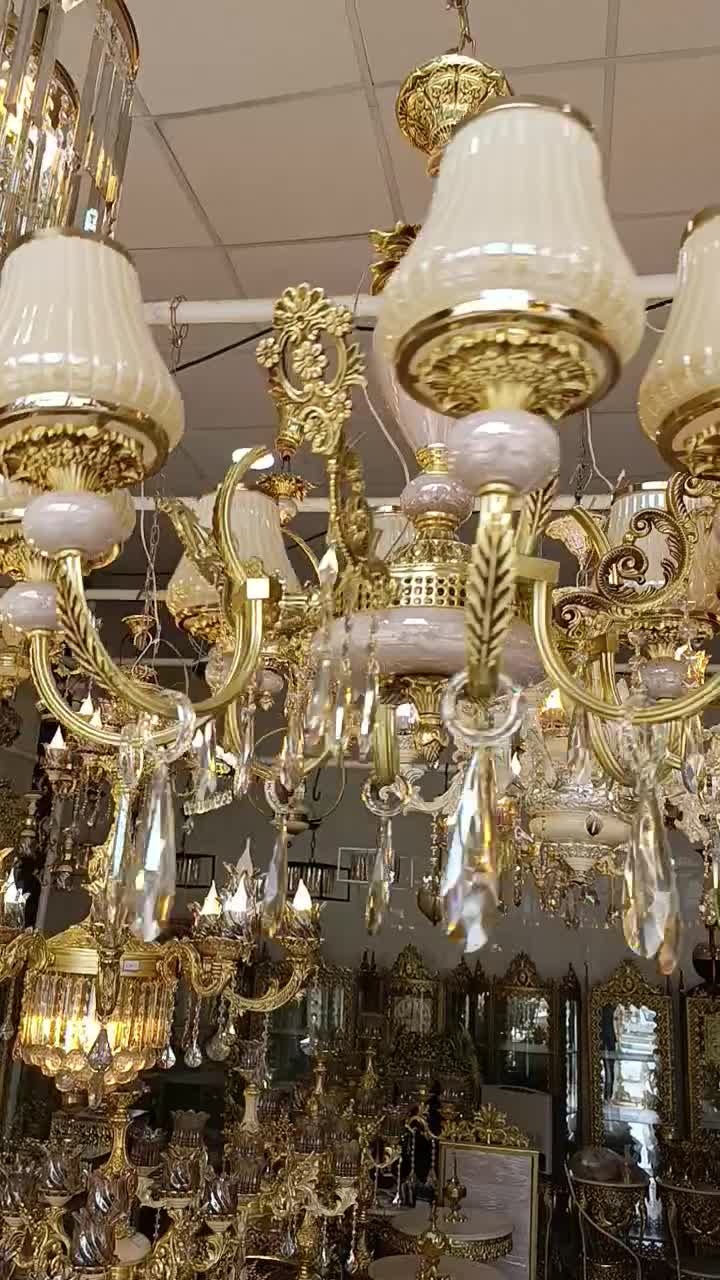 لوستر شاه عباسی لوستر کنارسالنی لوستر کاپی|لوستر و چراغ آویز|مشهد, حسین‌آباد|دیوار