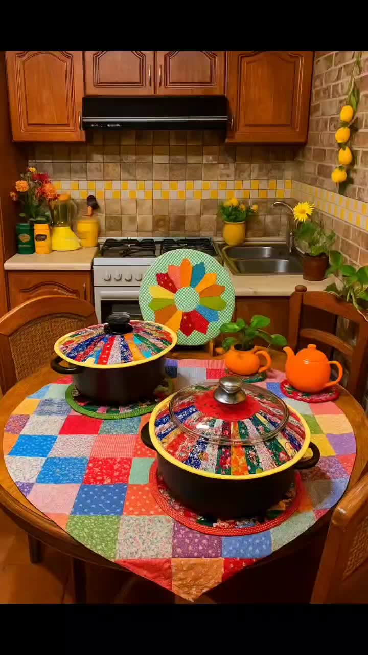 چهل تیکه زیر قابلمه و زیر قوری|صنایع دستی و سایر لوازم تزئینی|تهران, زرکش|دیوار