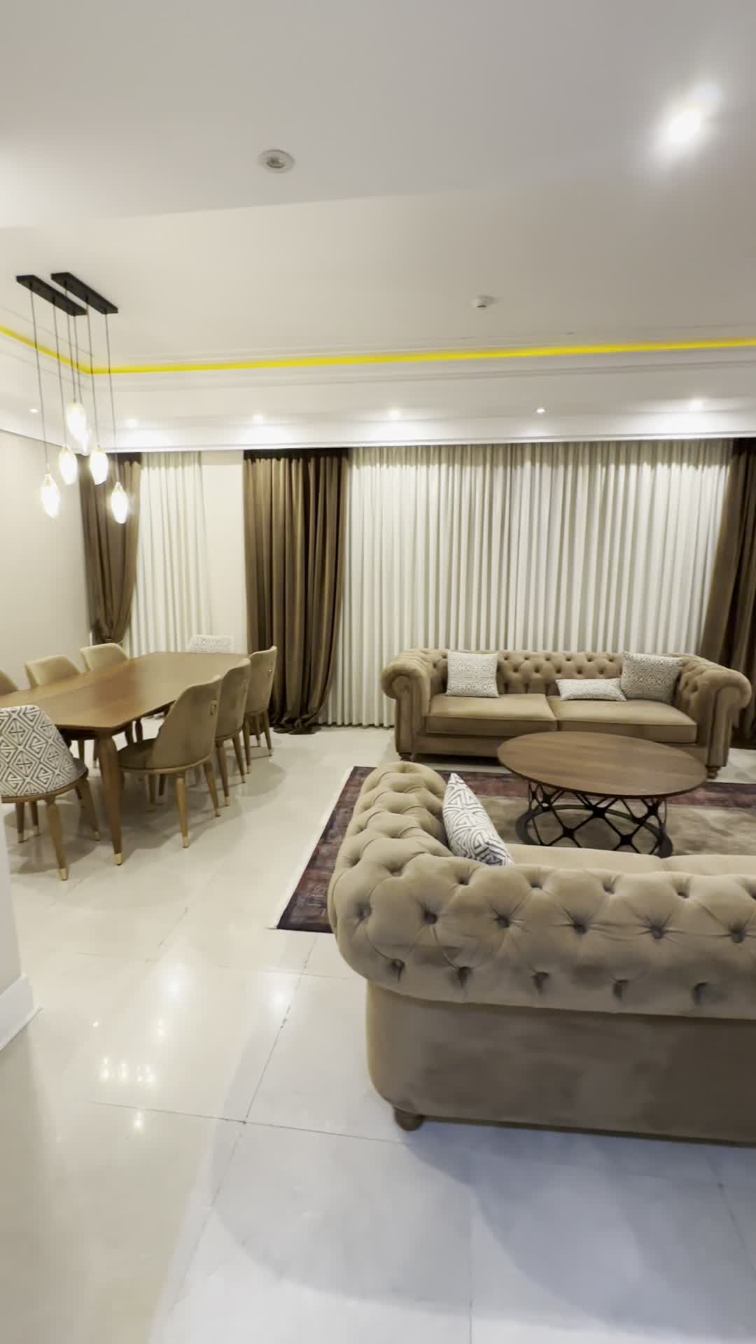 زعفرانیه 135 متر سوپر لوکس مبله و غیر مبله