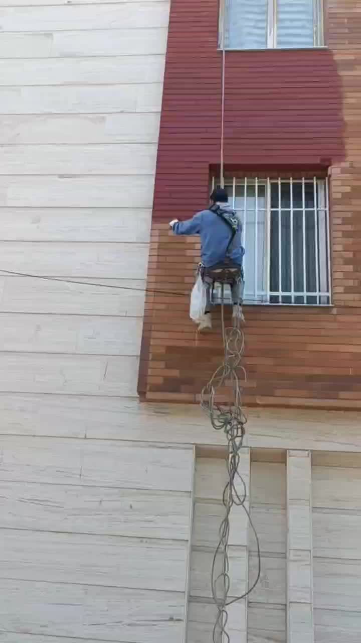 کار در ارتفاع.پیچ و رول پلاک سنگ.کاردرارتفاع|خدمات پیشه و مهارت|کرمانشاه, |دیوار