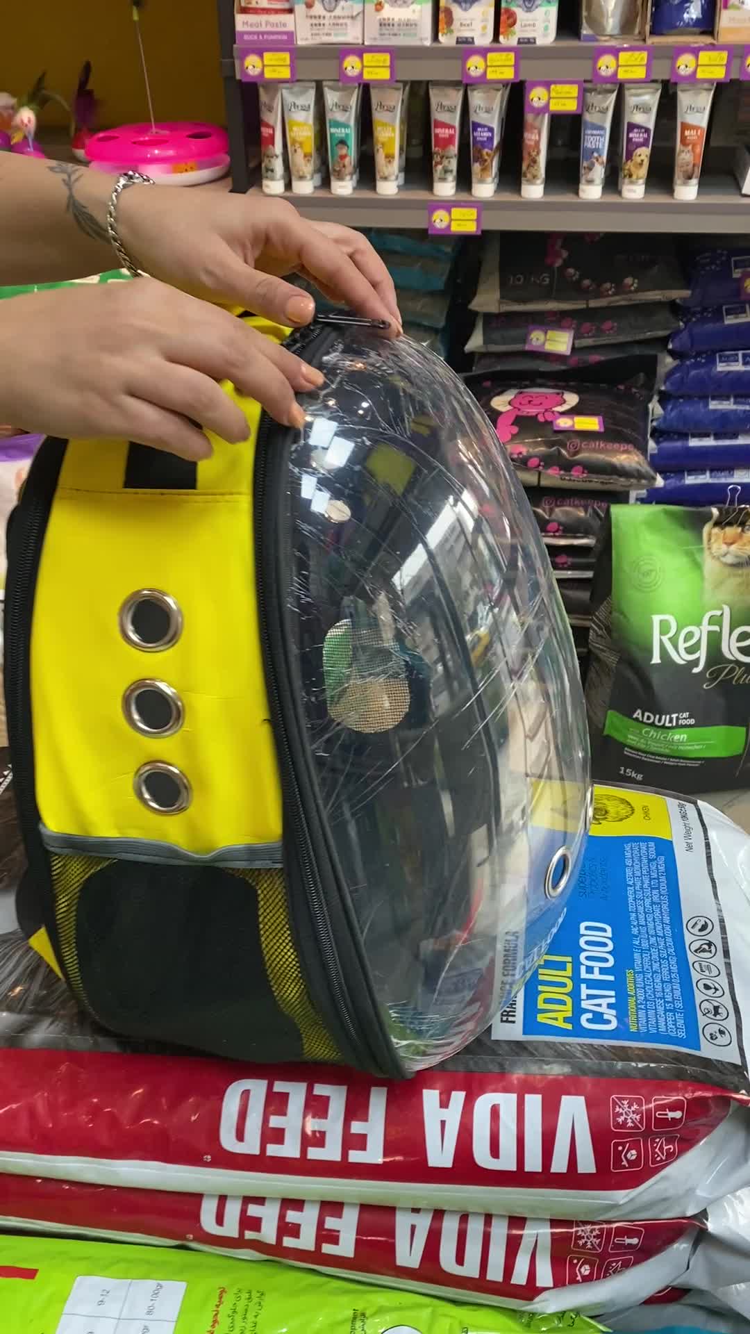 کوله حمل سگ و گربه فضایی/نو و آکبند/پارکدار و ساده|لوازم جانبی حیوانات|تهران, فلسطین (میدان انقلاب)|دیوار