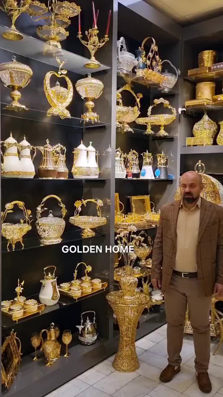 ظروف فلزی طلایی آبطلا تمام طلایی اماراتی فول GOLDE|ظروف سرو و پذیرایی|مشهد, سلام|دیوار
