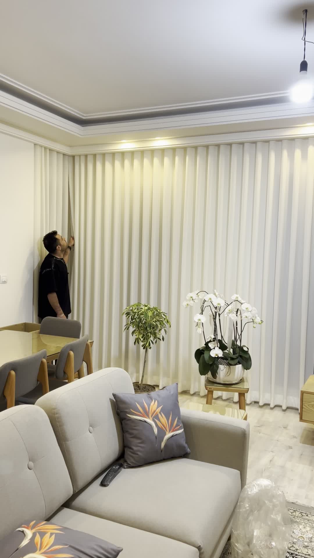 پرده مینیمال|پرده، رانر، رومیزی|تهران, عبدلآباد|دیوار