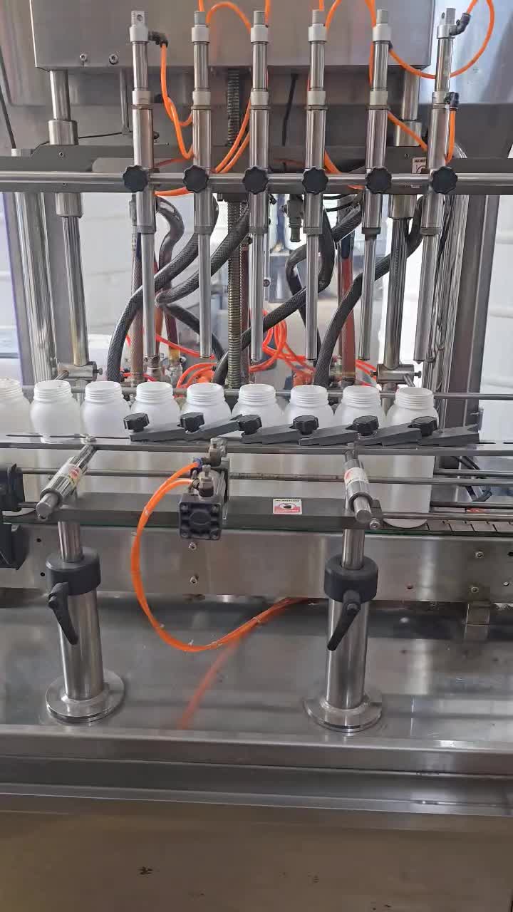 دستگاه پرکن ۴نازل ۶نازل پرکن دربند دارویی بهداشتی|ماشینآلات صنعتی|اندیشه, اندیشه فاز ۳|دیوار