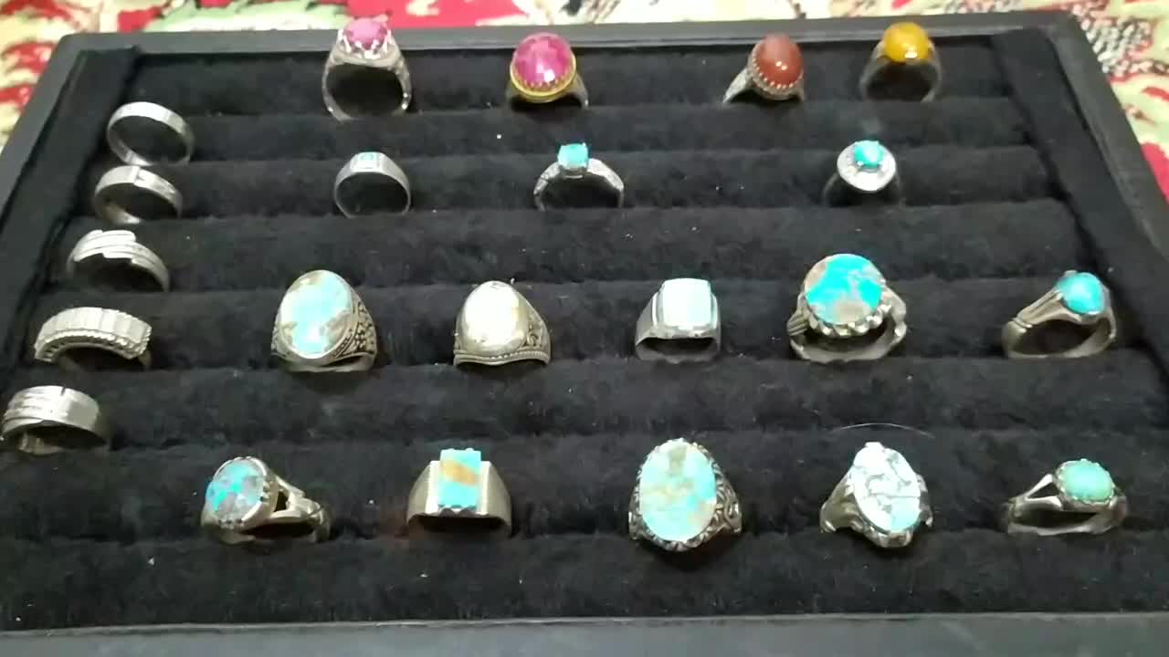 انگشترفیروزه ویاقوت وعقیق|جواهرات|نیشابور, شهرک اندیشه|دیوار