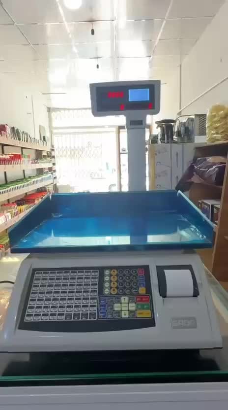 ترازو 70kg فروشگاهی پرینتردار 8 رقمی و کالباسبر 30|فروشگاه و مغازه|پاکدشت, |دیوار